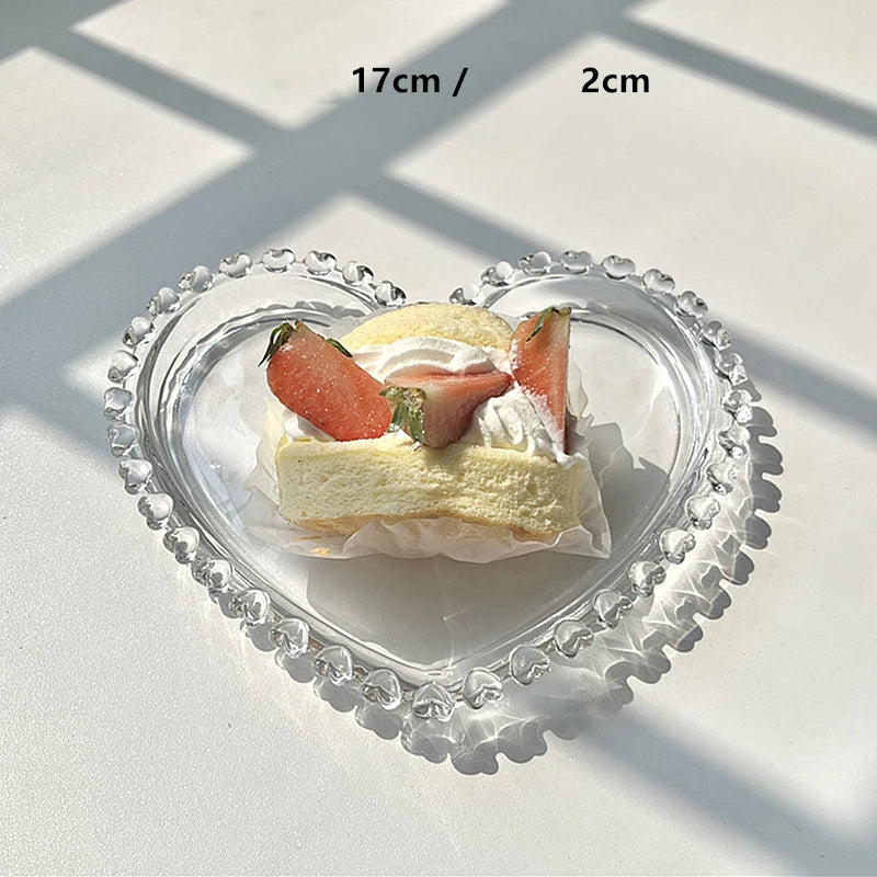 Herzteller Glas - Koreanisches Design - Frühstück & Dessert