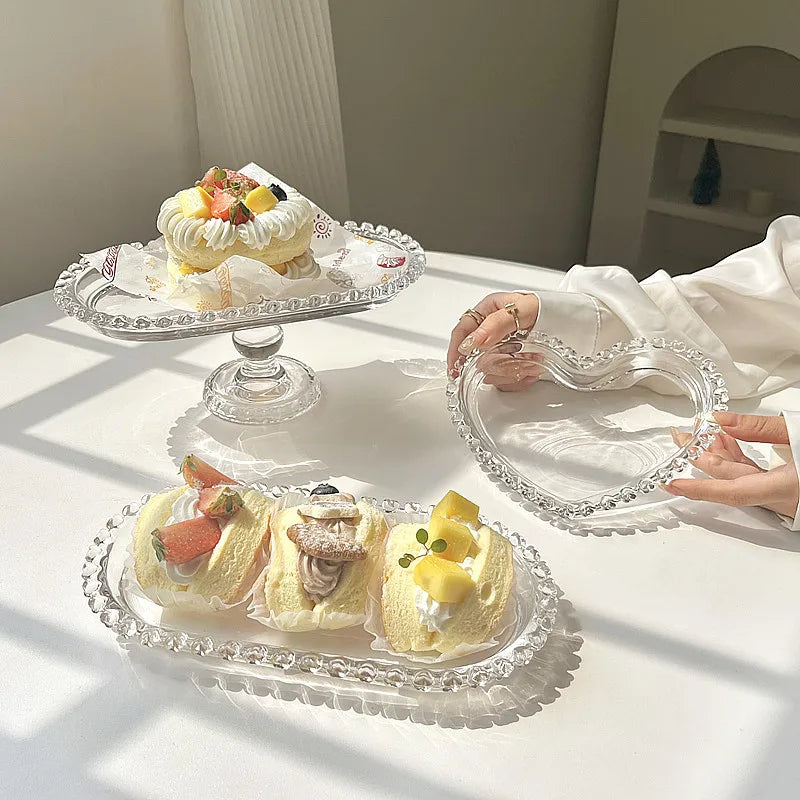 Herzteller Glas - Koreanisches Design - Frühstück & Dessert