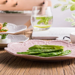 Keramik Seitenplatte – Geprägtes Design – 15, 20, 25 cm