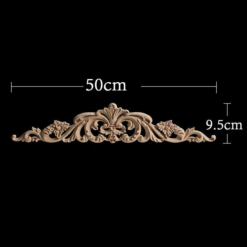 Holzapplikationen – Vintage Schnitzerei – Europäischer Stil