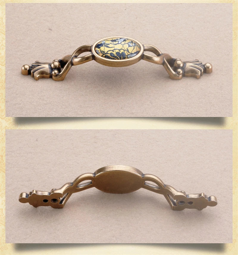 Chinesischer Kristallgriff – Zinklegierung – Verschiedene Grössen