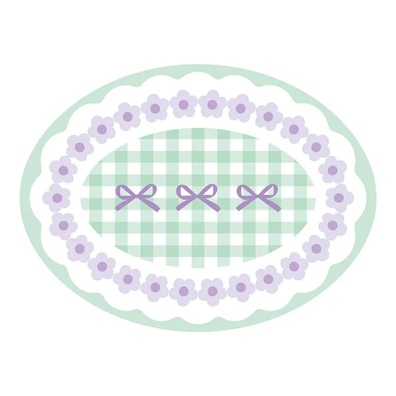 Hitzebeständiger Tischset – PU Leder, Oval, 30x40cm