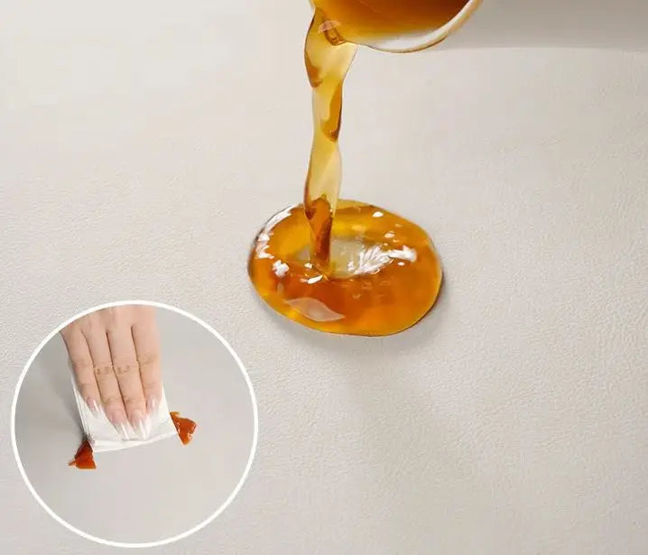 Hitzebeständiger Tischset – PU Leder, Oval, 30x40cm