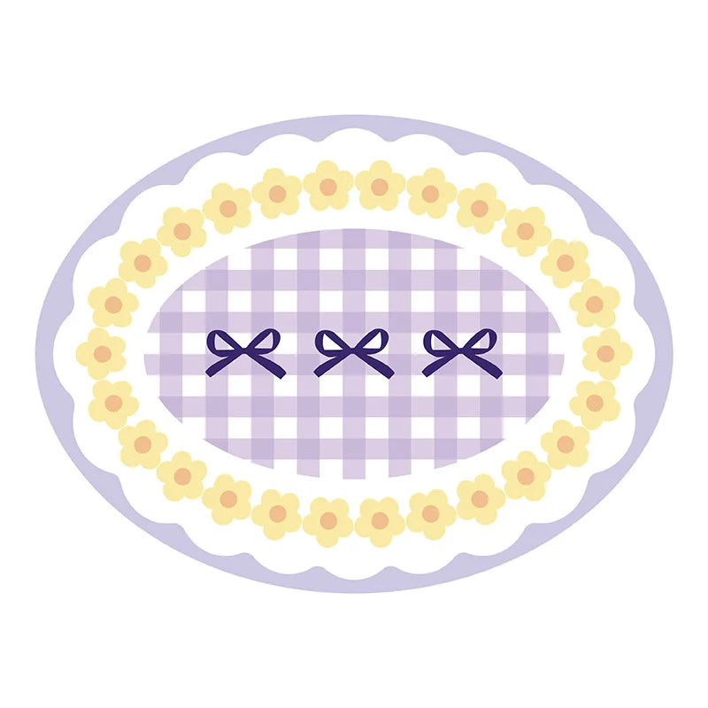 Hitzebeständiger Tischset – PU Leder, Oval, 30x40cm