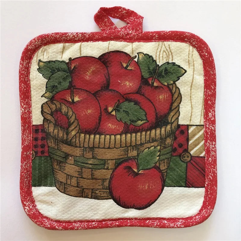 Hitzebeständiger Topflappen – Landhausstil – 16.5x16.5cm