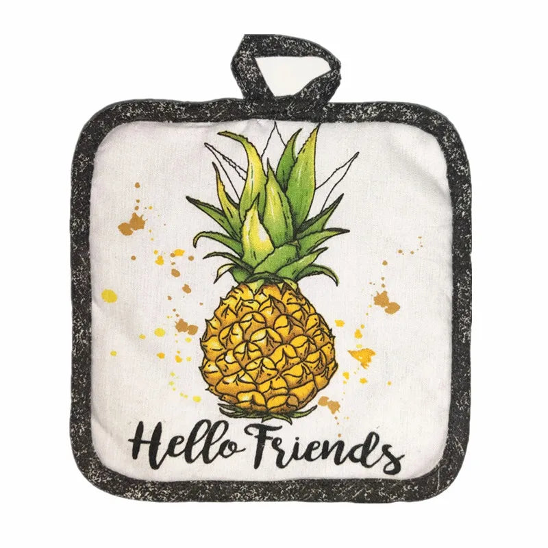 Hitzebeständiger Topflappen – Landhausstil – 16.5x16.5cm