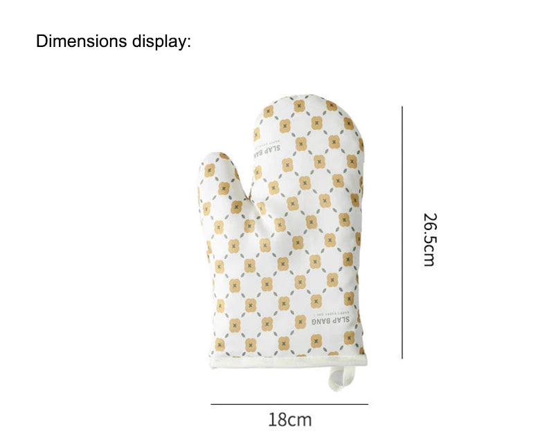 Hitzeschutz-Handschuhe – Baumwolle/Polyester – Ofen