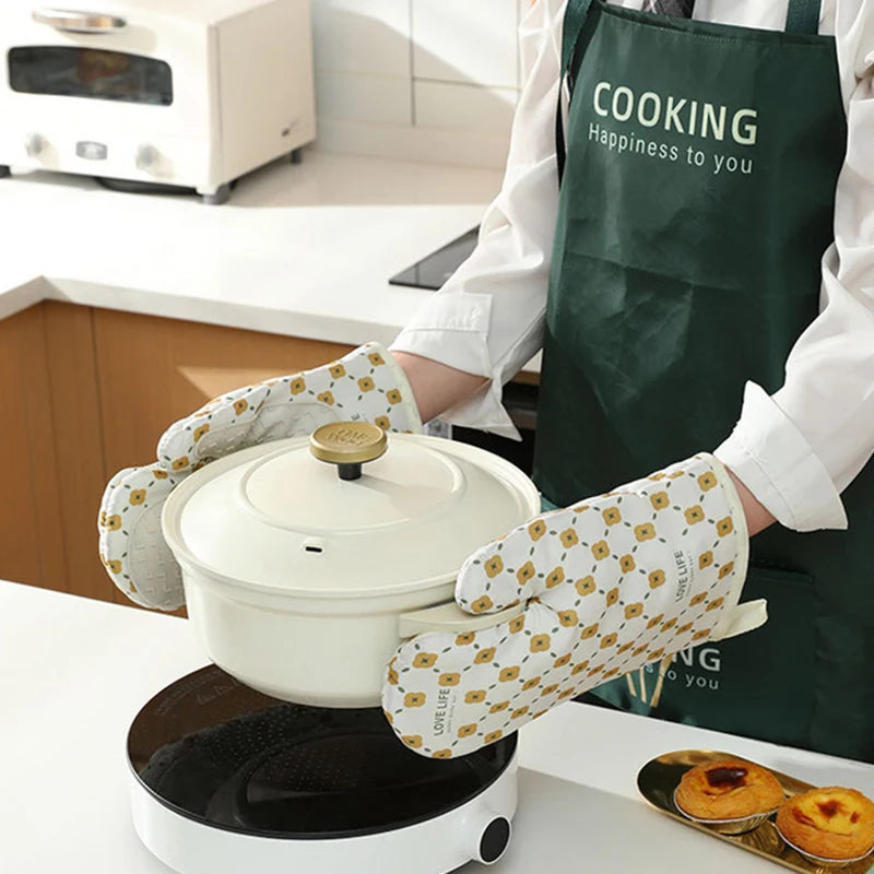 Hitzeschutz-Handschuhe – Baumwolle/Polyester – Ofen