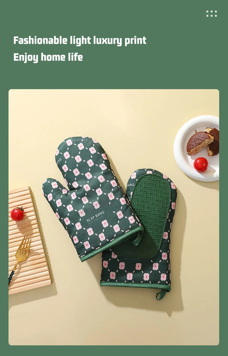 Hitzeschutz-Handschuhe – Baumwolle/Polyester – Ofen