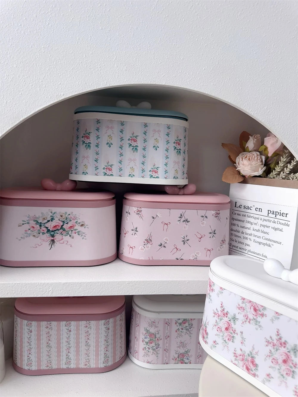 Hochformatiger Aufbewahrungseimer – Modern – Schreibtisch