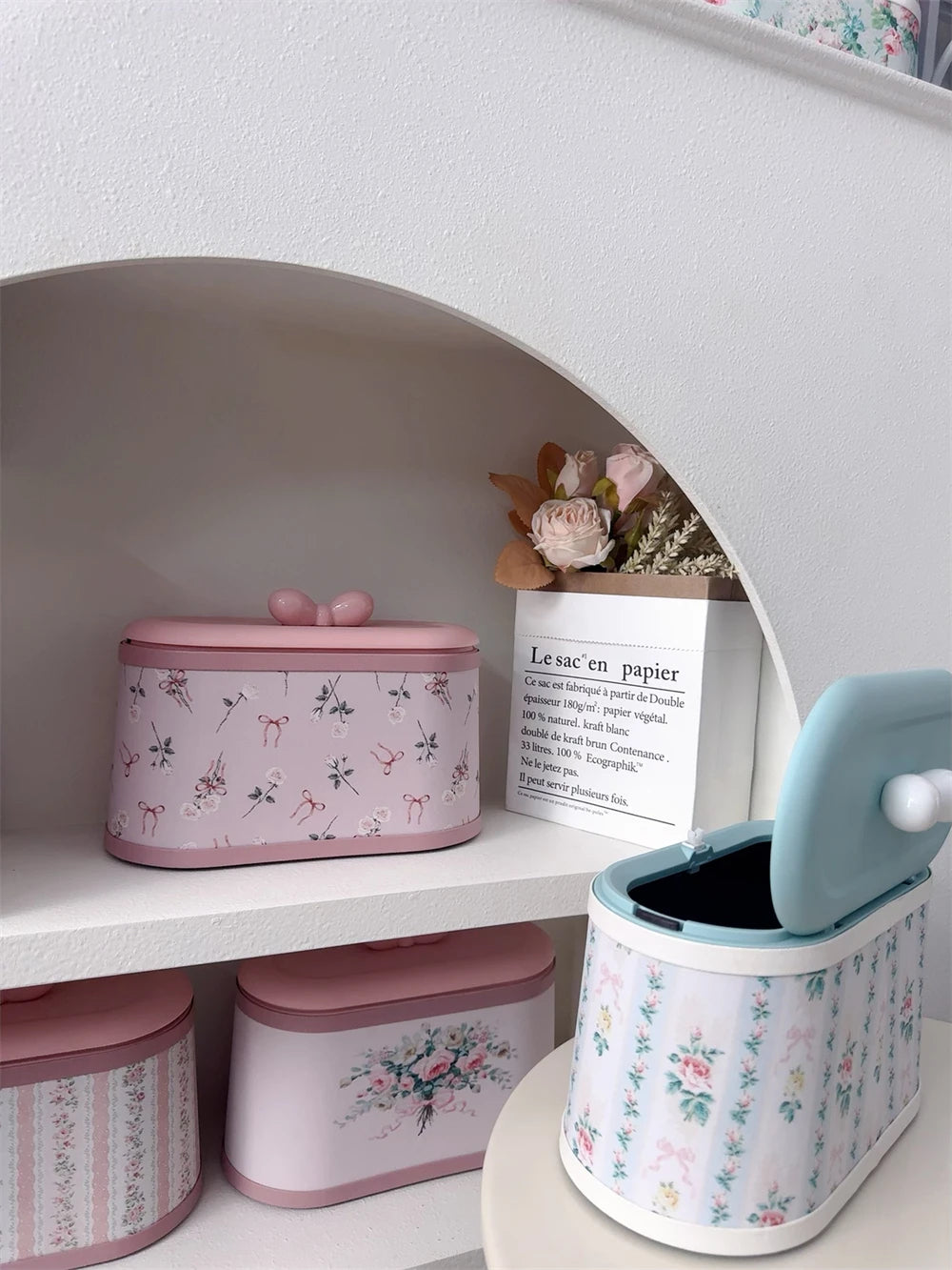 Hochformatiger Aufbewahrungseimer – Modern – Schreibtisch