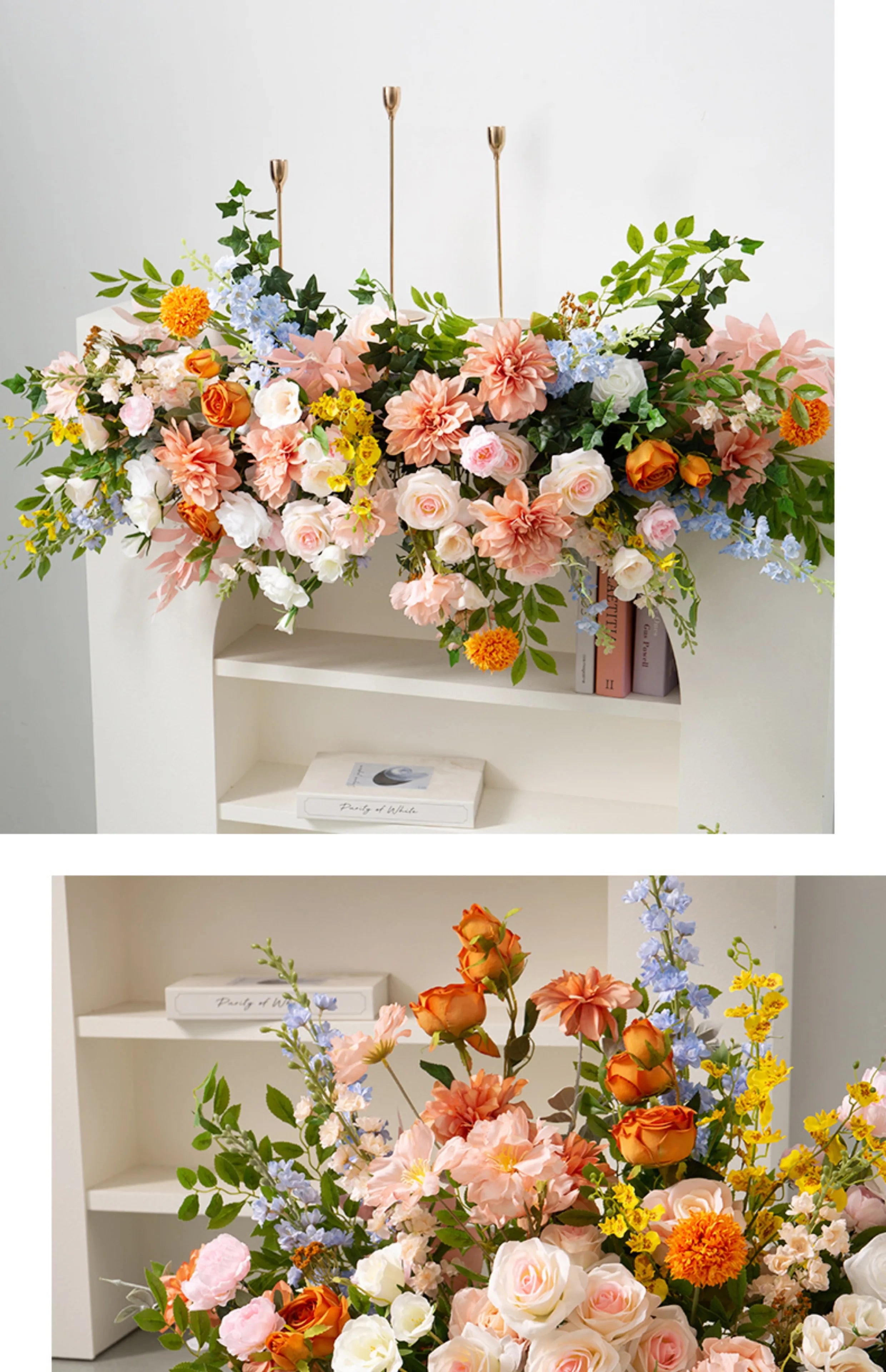 Hochzeits-Blumengesteck – Seide Design – Verschiedene Grössen