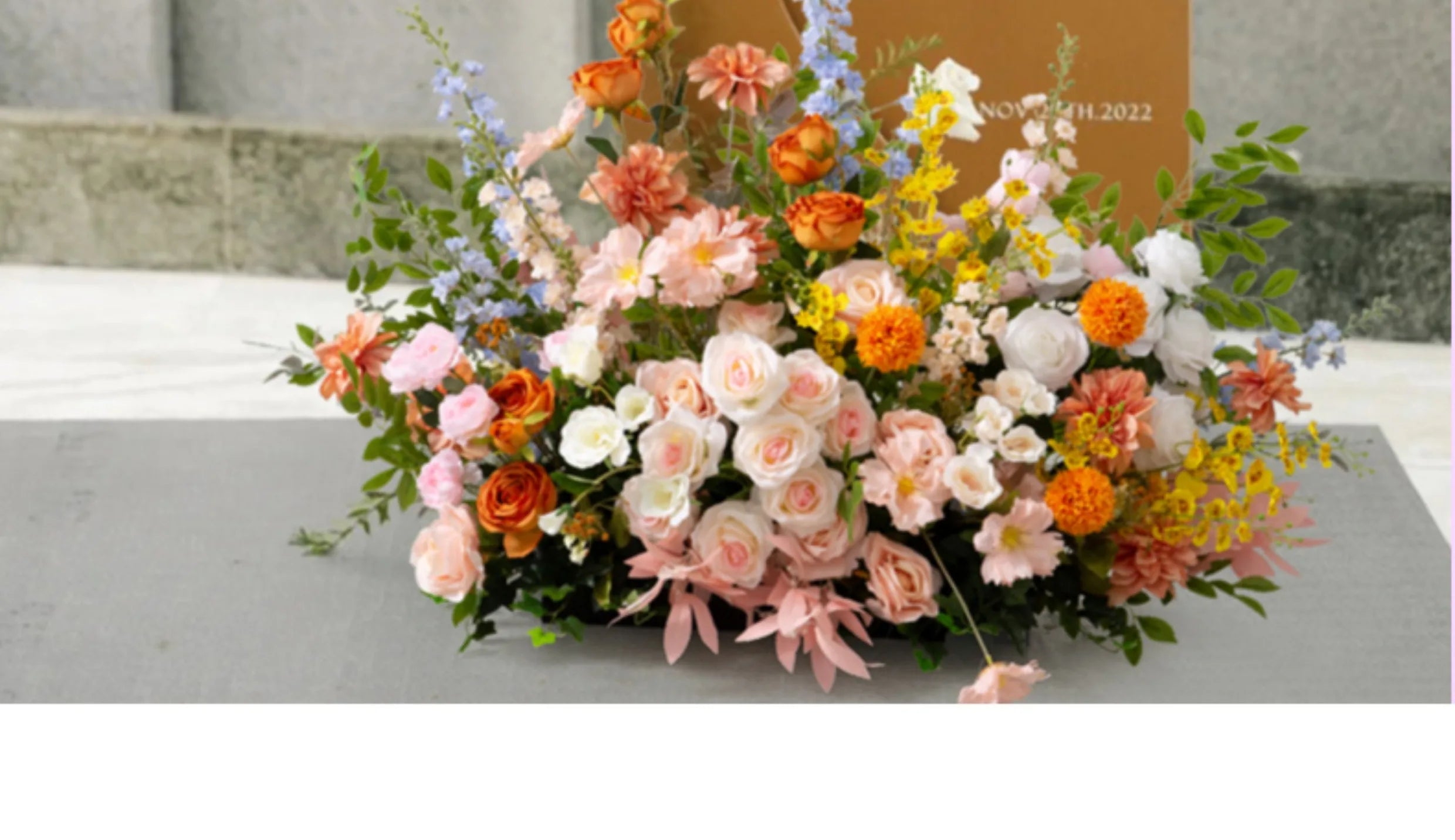 Hochzeits-Blumengesteck – Seide Design – Verschiedene Grössen