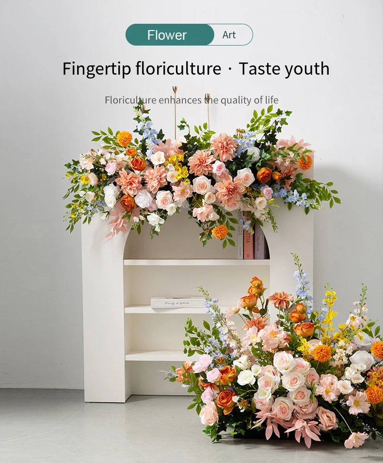 Hochzeits-Blumengesteck – Seide Design – Verschiedene Grössen