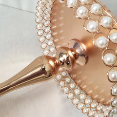 Hochzeits-Kuchenständer – Gold/Silber Metall – H20-39cm