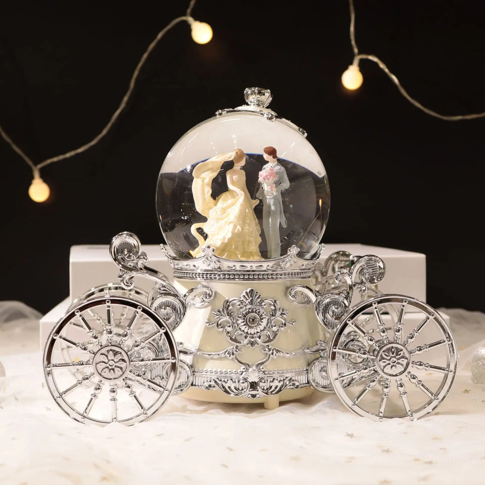 Hochzeitskutsche Musikbox – Modernes Harz – Beleuchtungsdekor