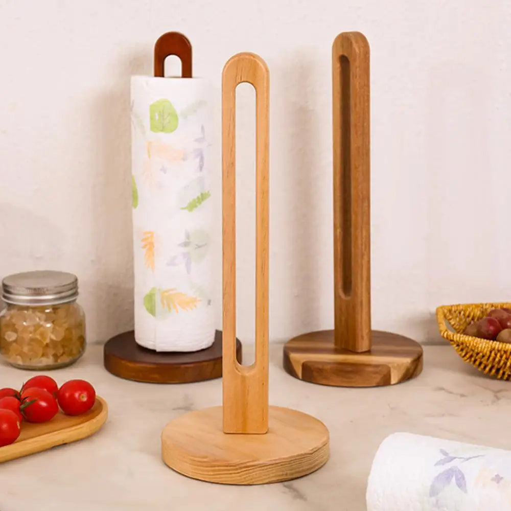 Holz-Küchenrollenhalter – Feuchtigkeitsgeschützt – 31 cm