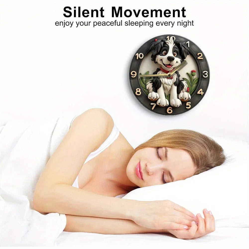 Holz Wanduhr – Modernes Design – 30x30CM