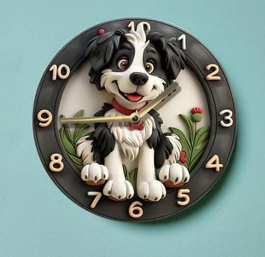 Holz Wanduhr – Modernes Design – 30x30CM