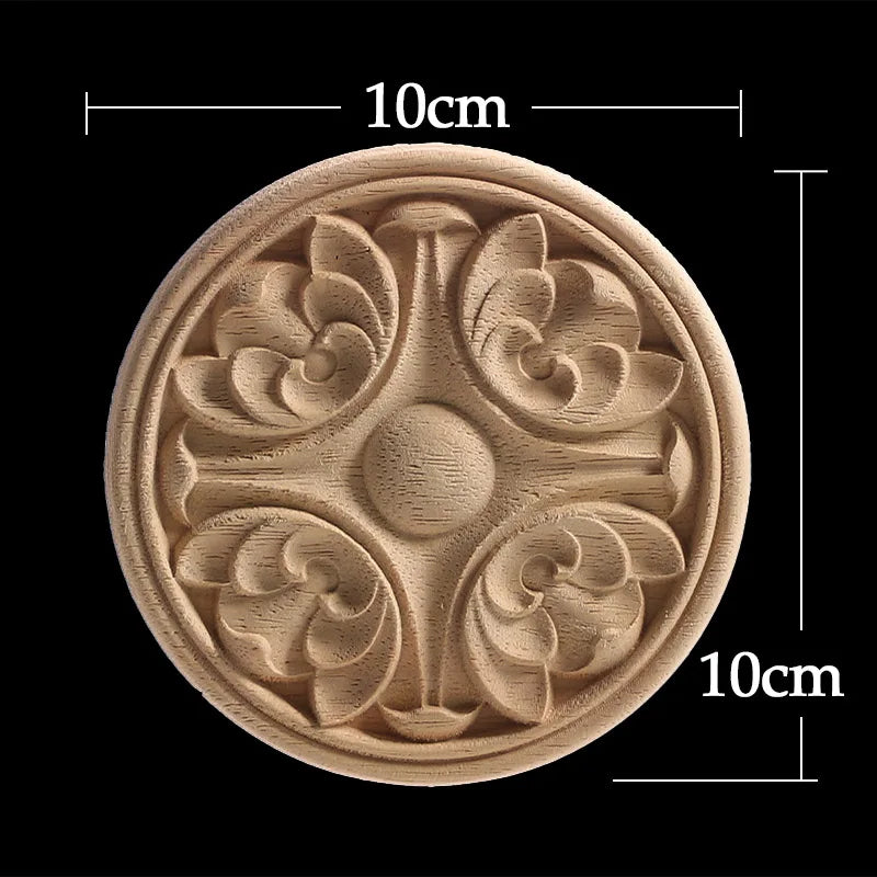 Holzapplikation – Retro-Stil – Innendekoration