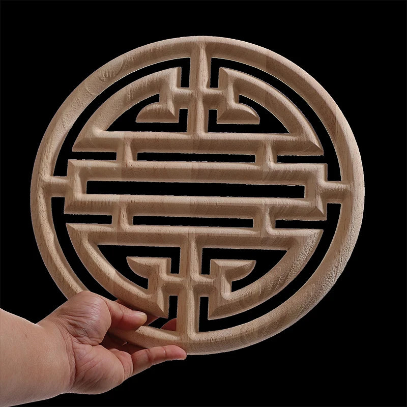 Holzapplikation – Retro-Stil – Innendekoration