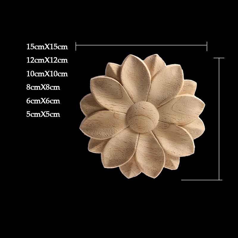 Holzapplikation – Retro-Stil – Innendekoration