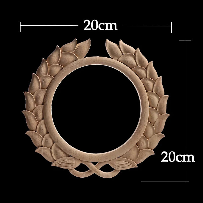 Holzapplikation – Retro-Stil – Innendekoration