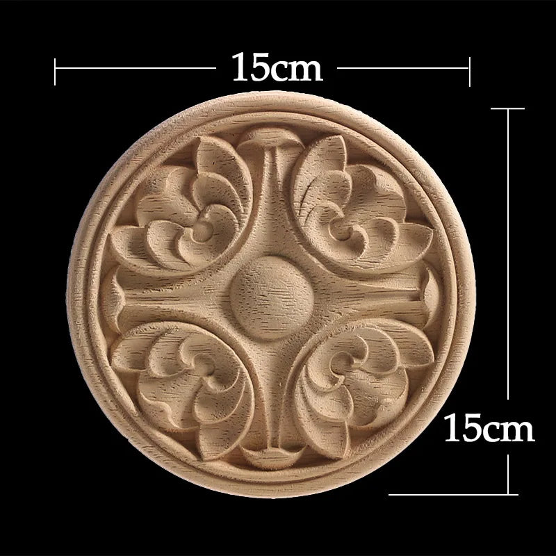 Holzapplikation – Retro-Stil – Innendekoration