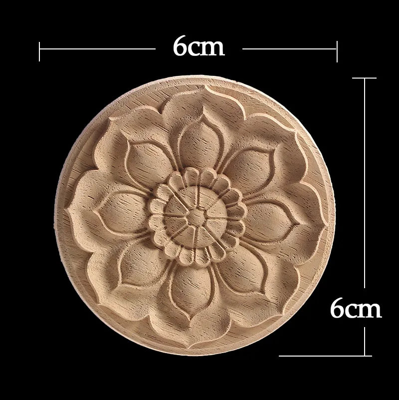 Holzapplikation – Retro-Stil – Innendekoration