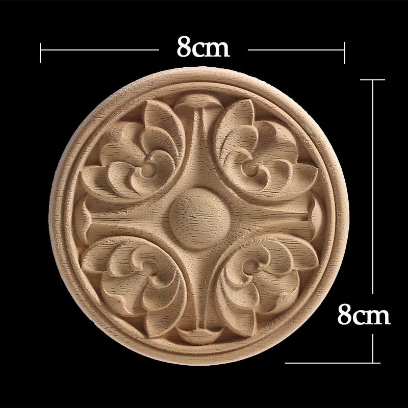 Holzapplikation – Retro-Stil – Innendekoration