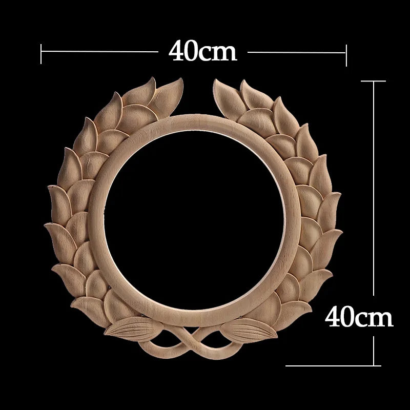 Holzapplikation – Retro-Stil – Innendekoration