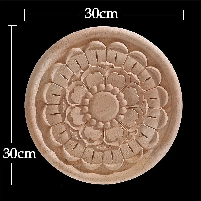 Holzapplikation – Retro-Stil – Innendekoration