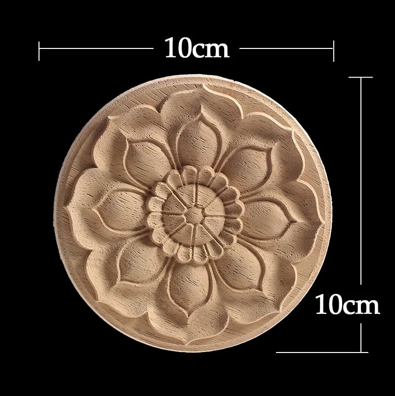 Holzapplikation – Retro-Stil – Innendekoration