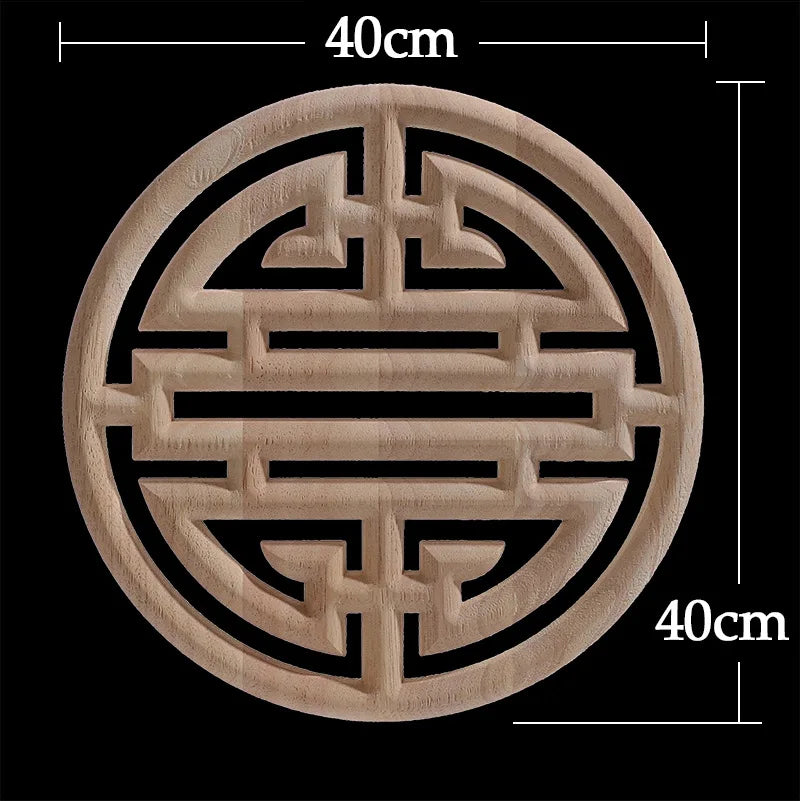 Holzapplikation – Retro-Stil – Innendekoration