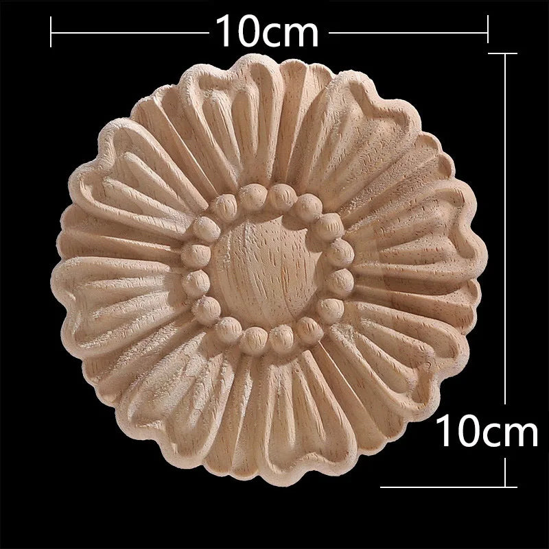 Holzapplikation – Retro-Stil – Innendekoration