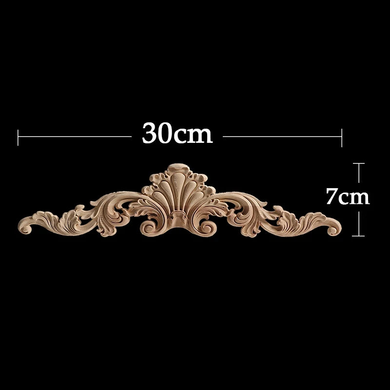 Holzapplikationen – Vintage Schnitzerei – Europäischer Stil