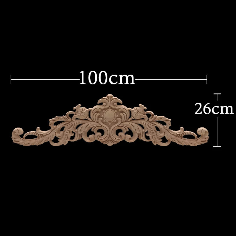 Holzapplikationen – Vintage Schnitzerei – Europäischer Stil