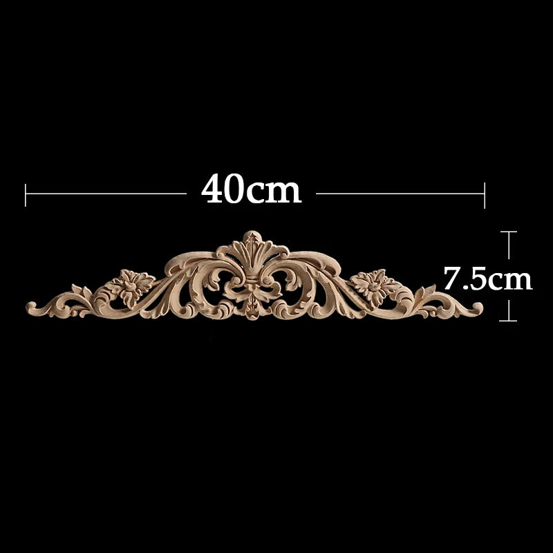 Holzapplikationen – Vintage Schnitzerei – Europäischer Stil