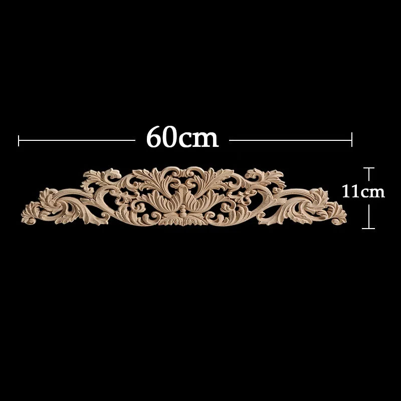 Holzapplikationen – Vintage Schnitzerei – Europäischer Stil