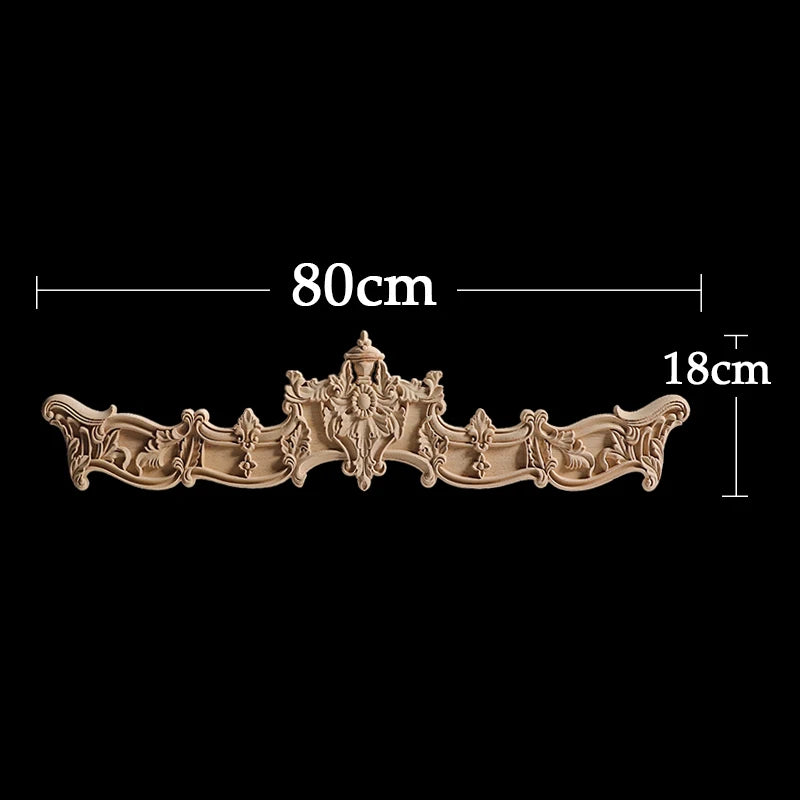 Holzapplikationen – Vintage Schnitzerei – Europäischer Stil