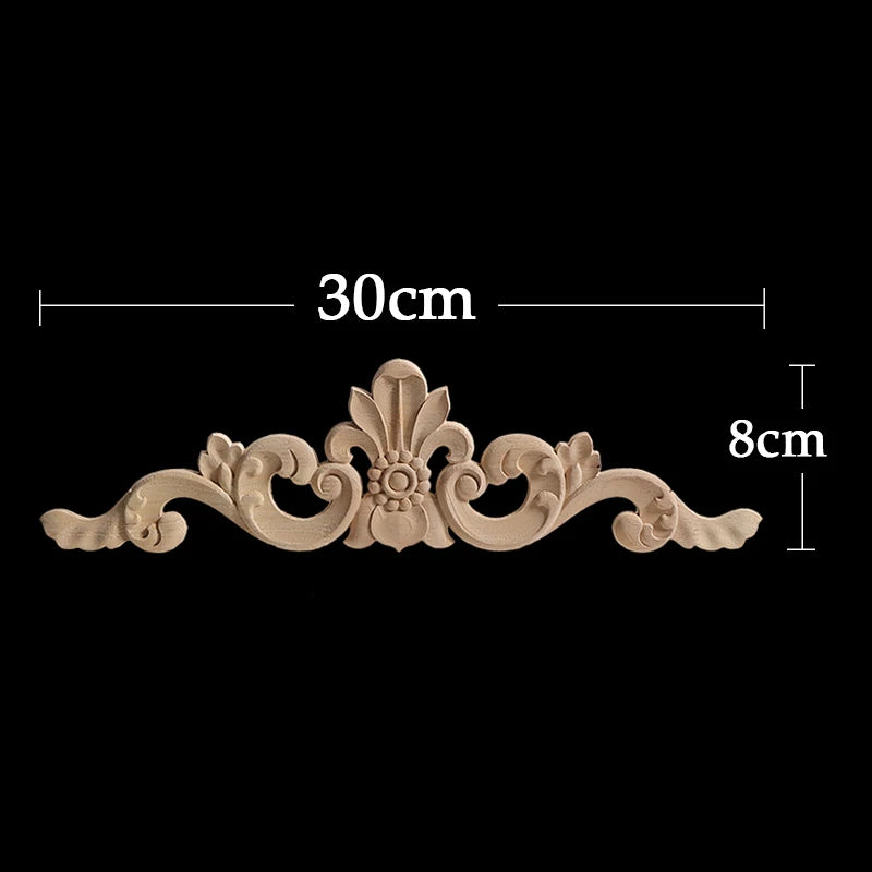 Holzapplikationen – Vintage Schnitzerei – Europäischer Stil