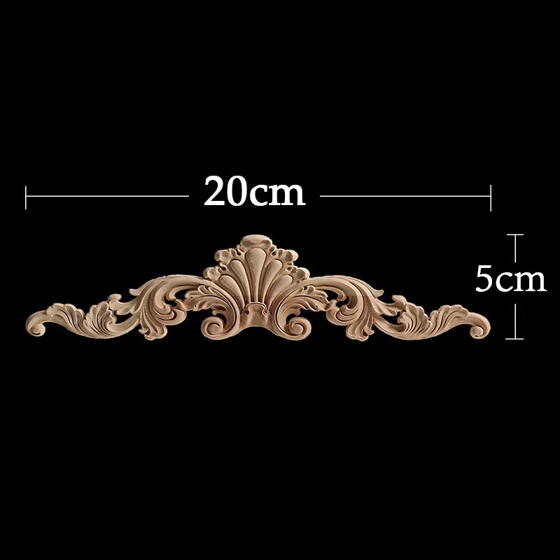 Holzapplikationen – Vintage Schnitzerei – Europäischer Stil