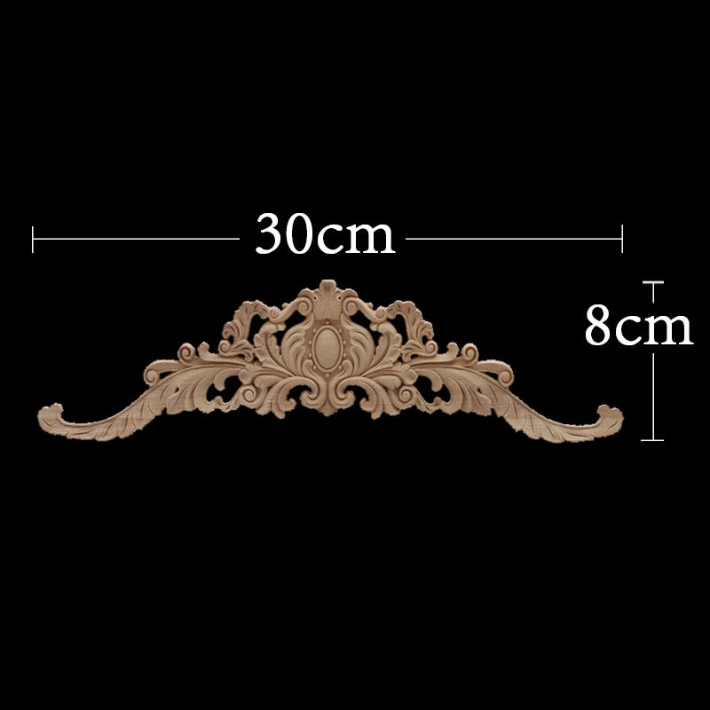 Holzapplikationen – Vintage Schnitzerei – Europäischer Stil