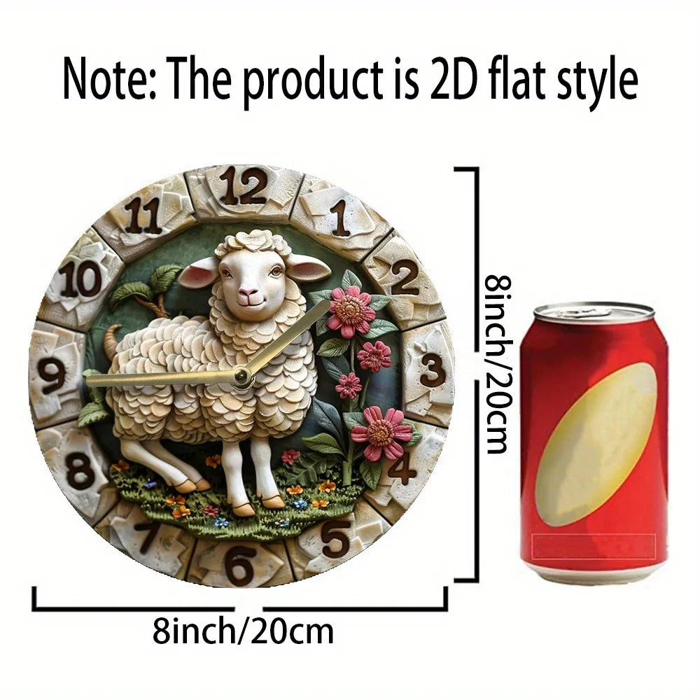 Holzwanduhr – Modern Stil – 30x30CM