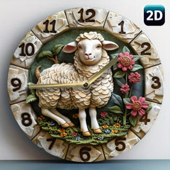 Holzwanduhr – Modern Stil – 30x30CM