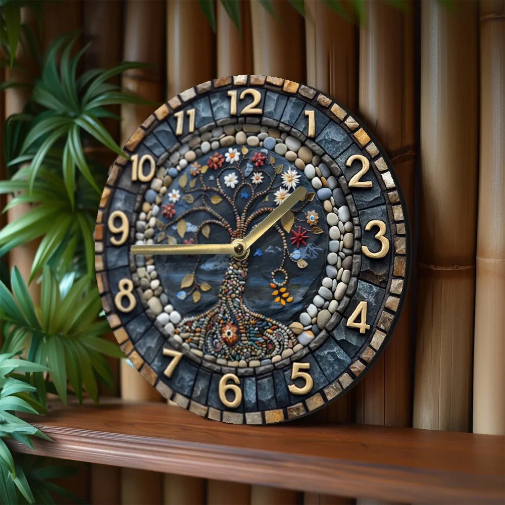 Holzwanduhr – Modernes Design 20x20CM – Handgemacht