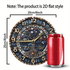 Holzwanduhr – Modernes Design 20x20CM – Handgemacht