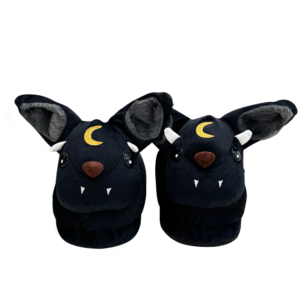 Horror Plüsch Hausschuhe – Halloween Gemütlichkeit