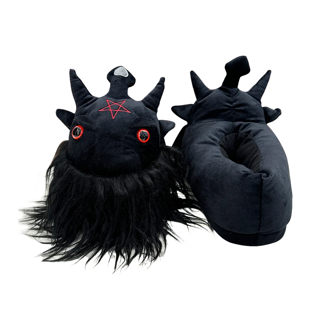 Horror Plüsch Hausschuhe – Halloween Gemütlichkeit