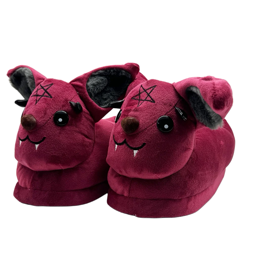 Horror Plüsch Hausschuhe – Halloween Gemütlichkeit